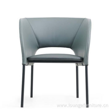 Hot Sales Office Chair Iron Legs Soft Leather